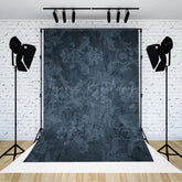Lofaris Abstract Black Floral Pattern Damask Photo Backdrop