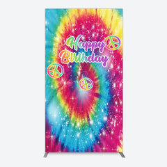 Lofaris Abstract Colorful Tie-Dye Birthday Arch Backdrop