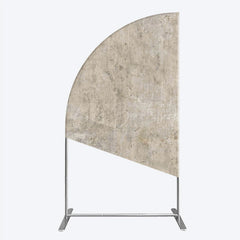 Lofaris Abstract Concrete Texture Half Moon Arch Backdrop Gray Cement Wall Photography Minimalist Fine Art Studio Photo Prop