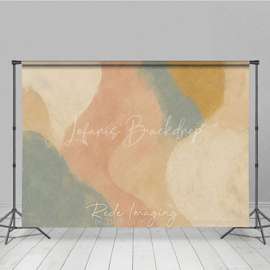 Lofaris Abstract Earth Tone Texture Photography Backdrop Modern Minimalist Studio Portrait Decor