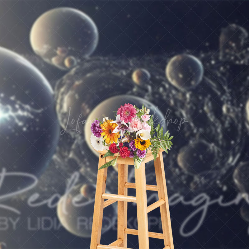 Lofaris Abstract Galactic Bubbles Fine Art Photo Backdrop