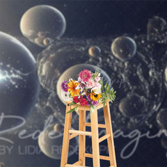 Lofaris Abstract Galactic Bubbles Fine Art Photo Backdrop