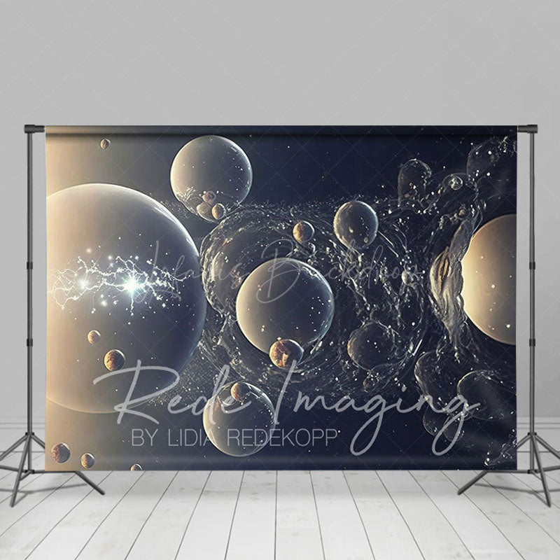 Lofaris Abstract Galactic Bubbles Fine Art Photo Backdrop