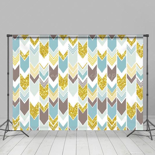 Lofaris Abstract Herringbone Stripes Pattern Photo Backdrop