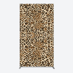 Lofaris Abstract Leopard Print Happy Birthday Rectangle Backdrop