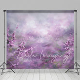 Lofaris Abstract Misty Elagant Purple Lavender Photo Backdrop