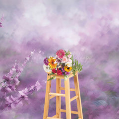 Lofaris Abstract Misty Elagant Purple Lavender Photo Backdrop