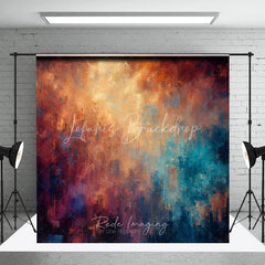 Lofaris Abstract Oil Painting Style Photography Backdrop Artistic Warm and Cool Tones for Professional Portraits