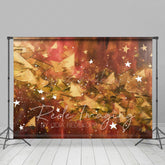 Lofaris Abstract Orange Stars Fine Art Photography Backdrop