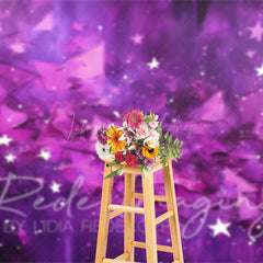 Lofaris Abstract Pink Stars Fine Art Photography Backdrop