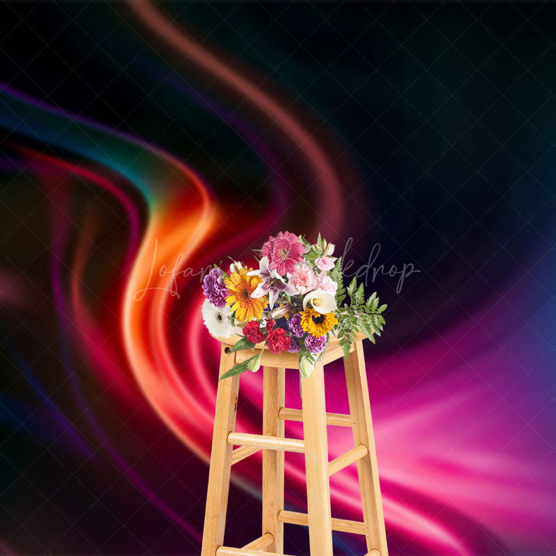 Lofaris Abstract Purple Light Shadow Photography Backdrop