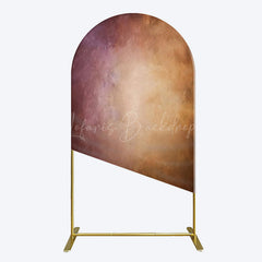 Lofaris Abstract Red Gold Mixed Pattern Birthday Arch Backdrop