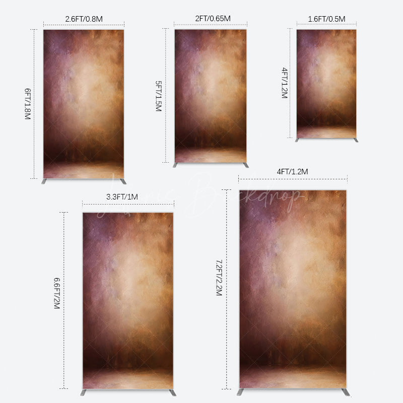 Lofaris Abstract Red Gold Mixed Pattern Birthday Rectangle Backdrop