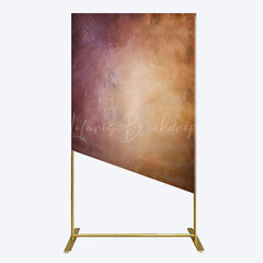 Lofaris Abstract Red Gold Mixed Pattern Birthday Rectangle Backdrop