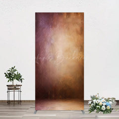 Lofaris Abstract Red Gold Mixed Pattern Birthday Rectangle Backdrop