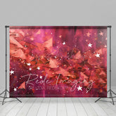 Lofaris Abstract Red Stars Fine Art Photography Backdrop