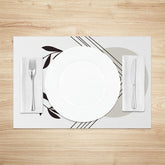 Lofaris Abstract Simple Leaves Moon Stars Set Of 4 Placemats