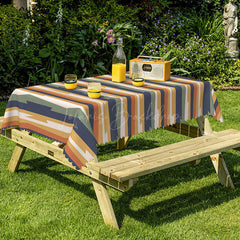 Lofaris Abstract Stripes Modern Rectangle Tablecloth