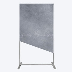Lofaris Abstract Textured Gray Cement Wall Rectangle Backdrop