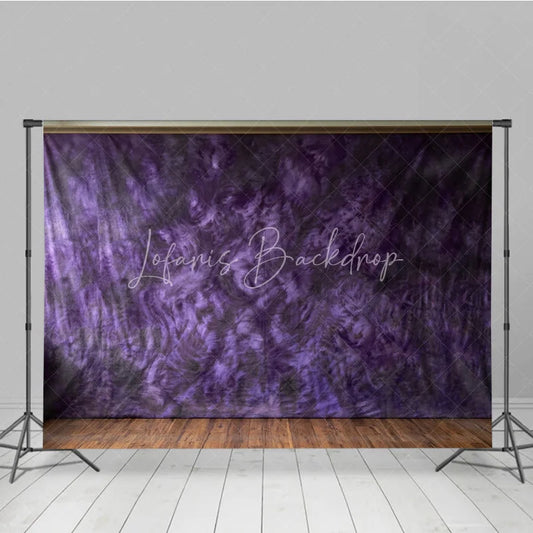 Lofaris Abstract Textured Purple and Dark Mottled Photography Backdrop Artistic Studio Background for Professional Portraits