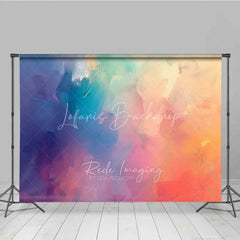 Lofaris Abstract Watercolor Gradient Photography Backdrop Soft Pastel Color Blur Photo Background Art Studio Texture Booth Prop