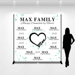 Lofaris Always Connected By Heart Family Reunion Backdrop