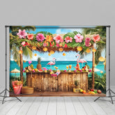 Lofaris Anchorage Bar Flamingo Hawaii Summer Vibe Backdrop