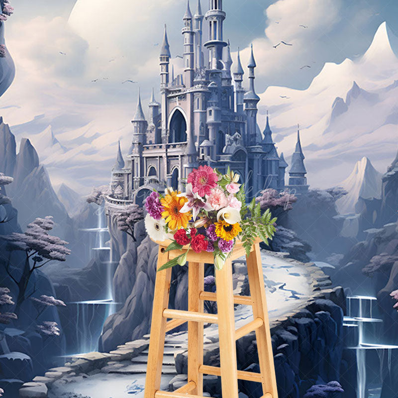 Lofaris Ancient Castle Halloween Backdrop For Photo Studio