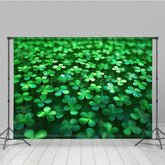Lofaris Animated 3D Style Clover St Patrick Holiday Backdrop