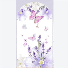 Lofaris Arch Backdrop Pink Watercolor Butterfly Floral Spring Garden Flowers Girl Birthday Cover
