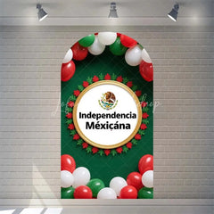 Lofaris Arch Backdrop Viva Mexico Flag Independence Day Cover Mexican Fiesta Eagle Emblem Chiara Wall Background Party Decor