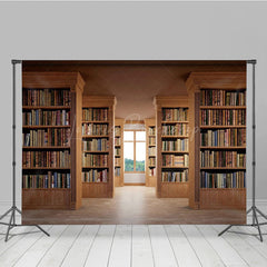 Lofaris Arrange Neatly On The Bookshelf Photography Backdrop