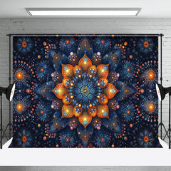 Lofaris Artistic Abstract Mandala Floral Fine Art Backdrop