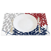 Lofaris Artistic Arrangement Leaf Shape Set of 4 Placemats