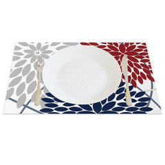 Lofaris Artistic Arrangement Leaf Shape Set of 4 Placemats