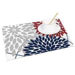 Lofaris Artistic Arrangement Leaf Shape Set of 4 Placemats