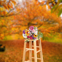 Lofaris Autumn Deciduous Forest Warm Photography Backdrop