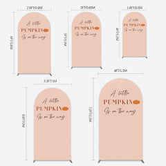 Lofaris Autumn Pumpkin Vibe Sweet Baby Shower Arch Backdrop