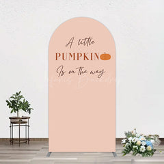 Lofaris Autumn Pumpkin Vibe Sweet Baby Shower Arch Backdrop
