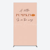 Lofaris Autumn Pumpkin Vibe Sweet Baby Shower Rectangle Backdrop