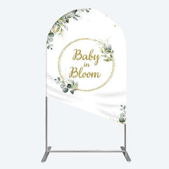 Lofaris Baby In Bloom Greenery Shower Arch Backdrop