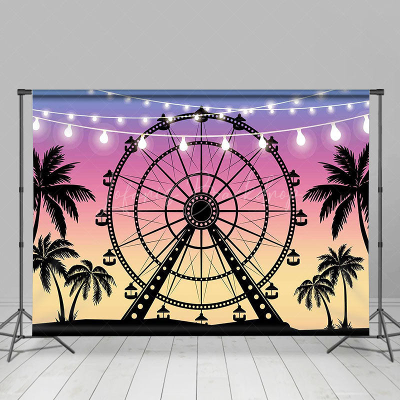 Lofaris Babychella Ferris Wheel Rainbow Combo Set Backdrop