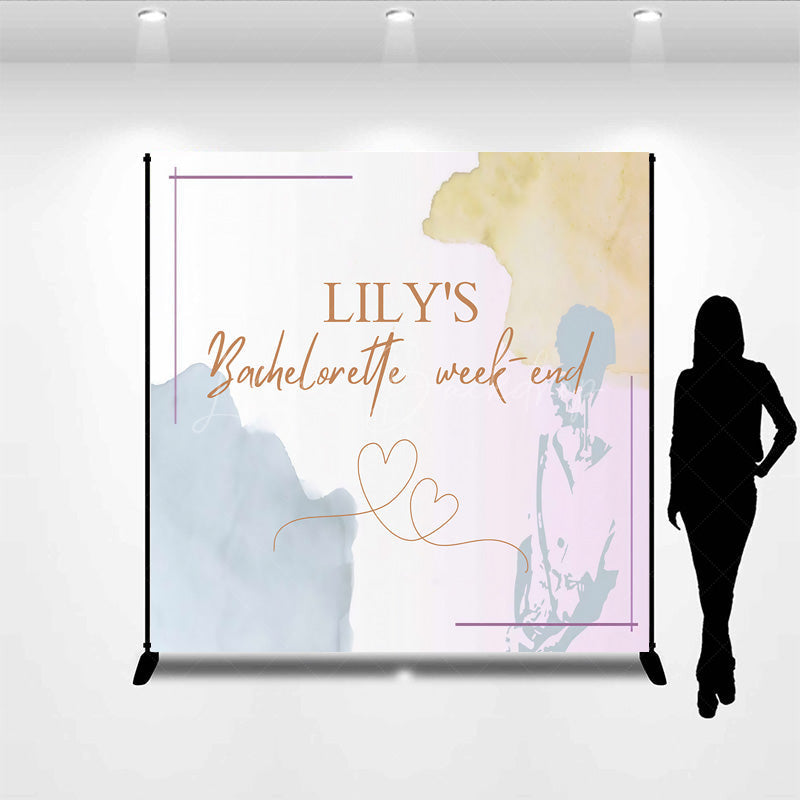 Lofaris Bachelorette Weekend Custom Bridal Shower Backdrop