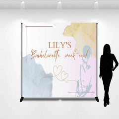 Lofaris Bachelorette Weekend Custom Bridal Shower Backdrop