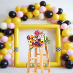 Lofaris Back To School Smiles Balloon Arch Photo Backdrop