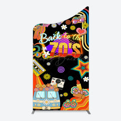 Lofaris Back To The 70s Black Musical Birthday Arch Backdrop