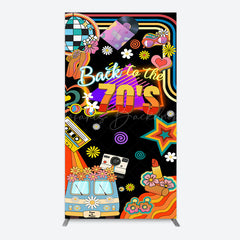 Lofaris Back To The 70s Black Musical Birthday Arch Backdrop