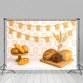 Lofaris Baking Bakery Cartoon Breads Cake Smash Backdrop
