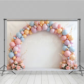 Lofaris Balloons Birthday Photography Backdrop For Kid Girl