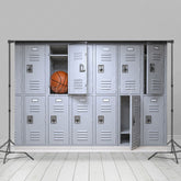 Lofaris Basketball Team Storage Locker Photography Backdrop